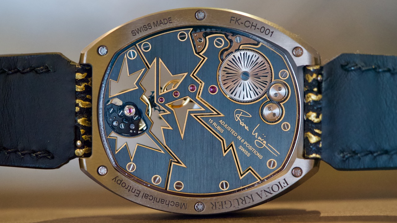Back side of the watch